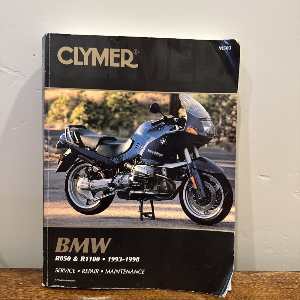 BMW OEM Factory Manual Book R850‎ R1100 Riders Manual US Model 1993-1998 Clymer